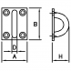 EYE PLATE Square M8